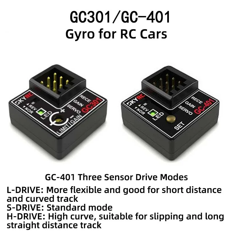 SKYRC automotive gyroscope GC401/GC301 small and compact RC remote control car drift accessory