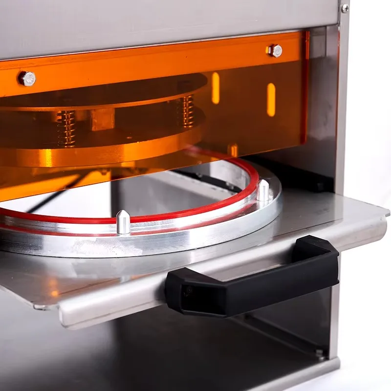 

Round Aluminum Foil Container Lid Box Tray Sealer Sealing Machine