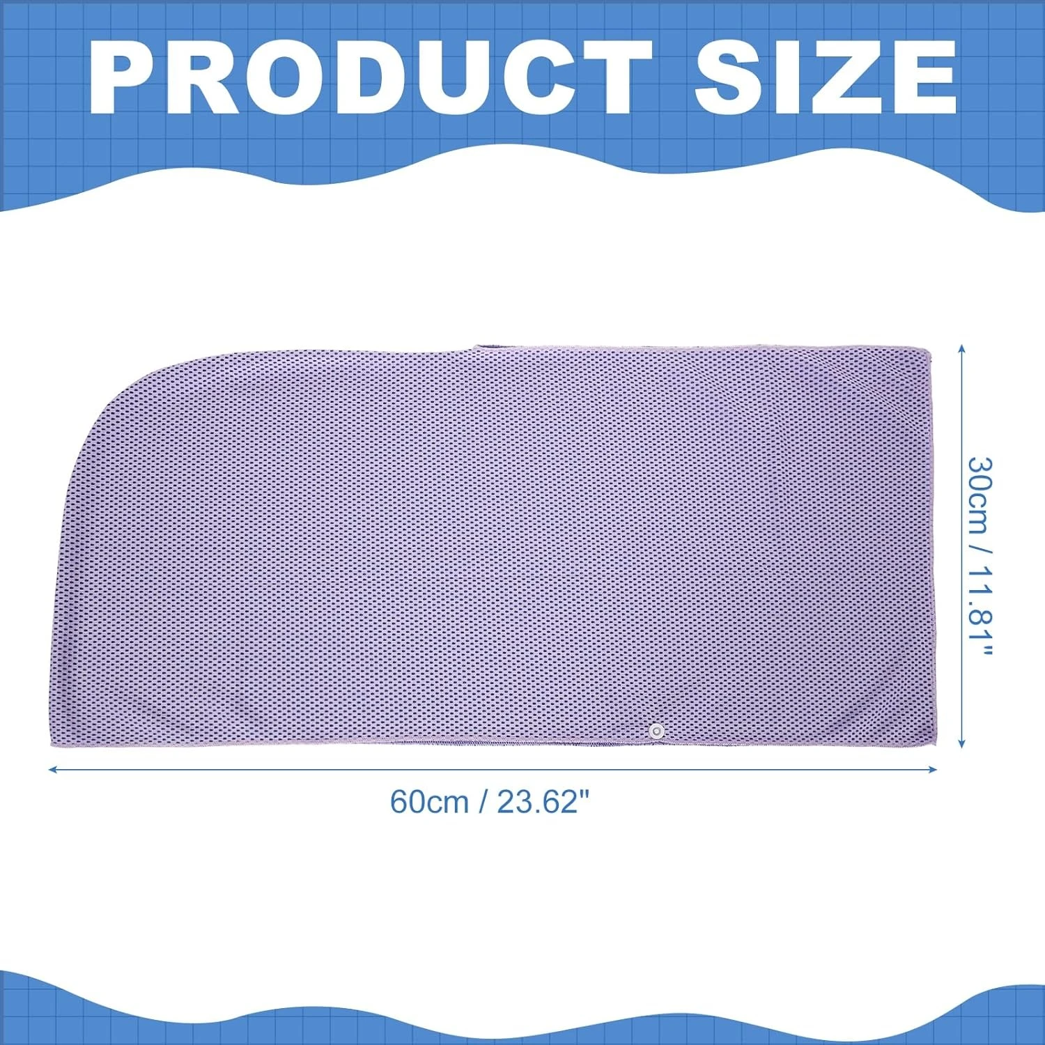 1pc Cooling Hooded Towel For Men & Women, UV Protection Quick Drying Absorbent Towels For Camping Workout Cycling, Golf, Running