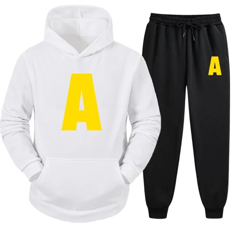 Apto tanto para hombres como para mujeres. Disfraz de Alvin Chipmunk para Halloween. Conjunto deportivo informal de dos piezas con capucha para hombre.