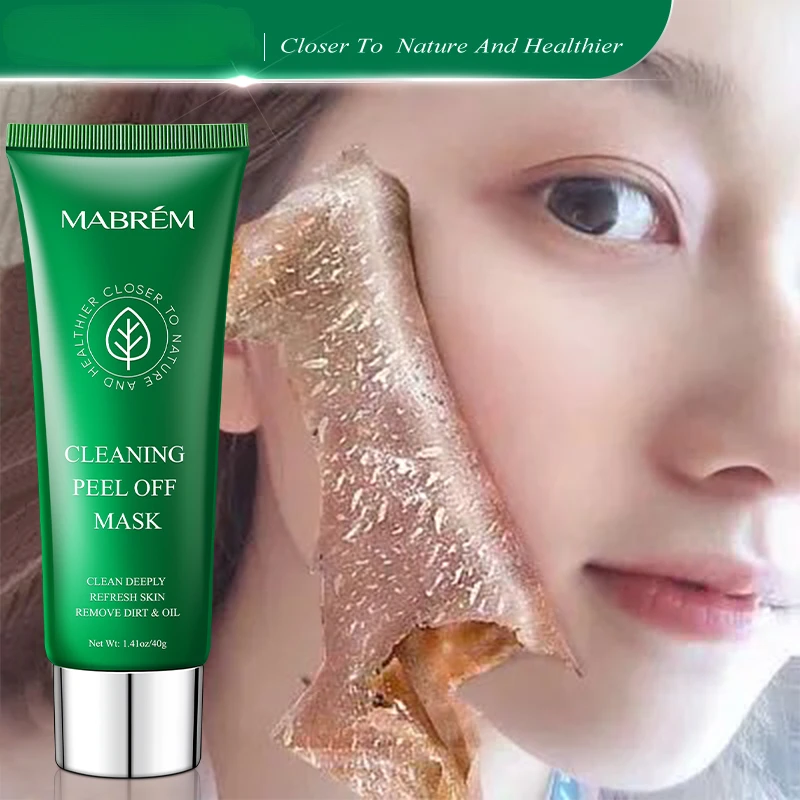 Mask MABREM Tear-Off pulizia delicata pori rifiuti trucco residuo rimozione olio rinfrescante bellezza strumenti per la cura della pelle maschera detergente