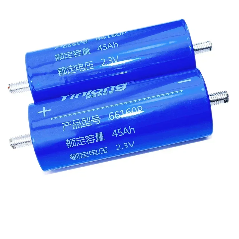 6PCS 100% original 2.3V 45Ah 48V lto66160 lithium titanate battery low temperature resistant 10c discharge DIY yinlong aste bat