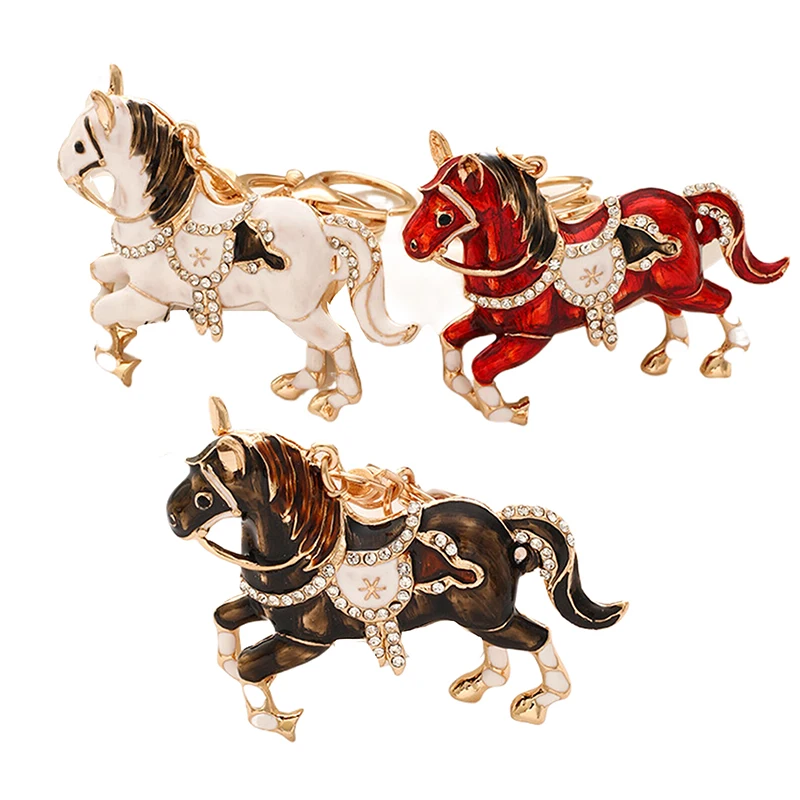 Beaut & Berry الكلاسيكية حجر الراين الحصان دبابيس المرأة الحيوان التلبيب دبابيس الإكسسوارات للحفلات غير الرسمية هدايا السنة الجديدة #5