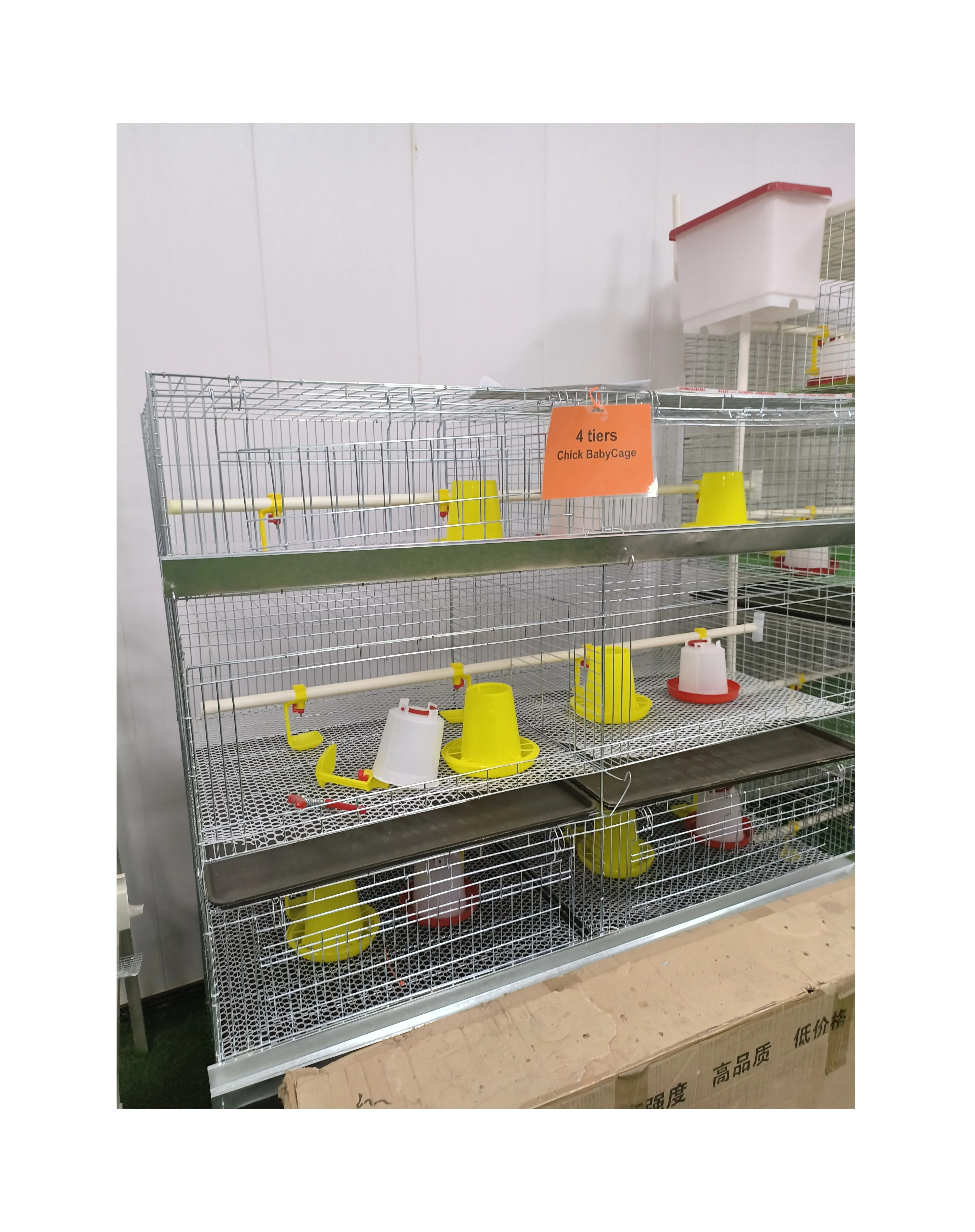 3 Tiers 90 to 240  Birds Capacity Little Baby Chicken Cage Chick Brooder Cage for sale in international market