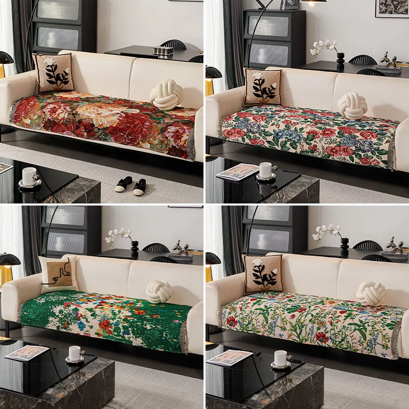 Slipcover Four Season Universal Anti Cat Scratch Sofa Cover Full Cover Sofa Cover Cushion Padding