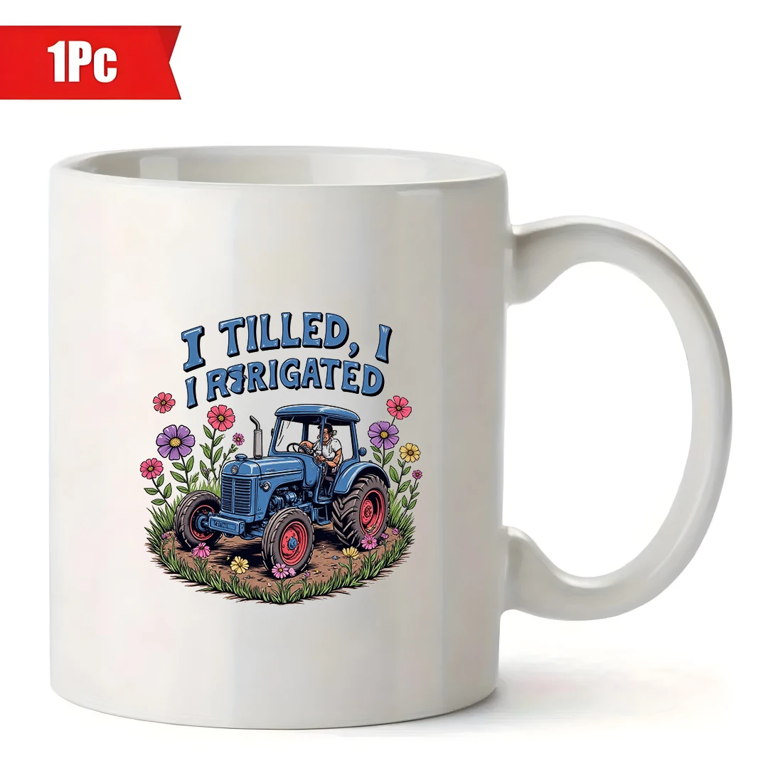 แก้วมัคดีไซน์รถแทรกเตอร์ฟอร์ดสันสุดน่ารัก ขนาด 11 ออนซ์ เหมาะสำหรับเด็ก สำนักงาน และบ้าน ของขวัญคริสต์มาสที่สมบูรณ์แบบ