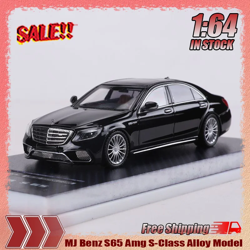

New In Stock Mj 1:64 Benz S65 Amg S-Class Luxury Classic Simulation Alloy Micro-Diecast Model Custom Toy Collection Gift Display