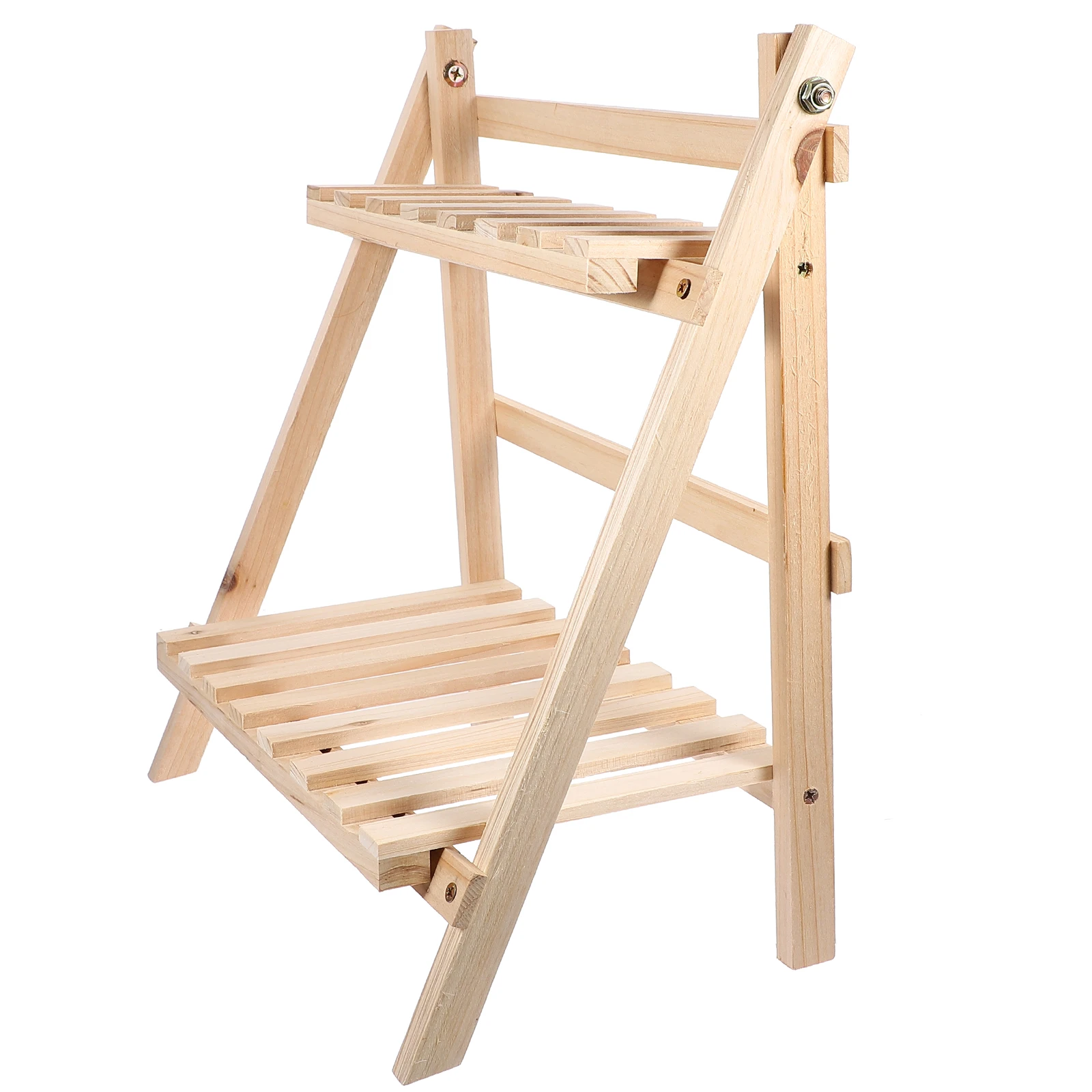 Деревянная подставка для растений, держатель для цветочного горшка, трапециевидная стойка для хранения, домашний балкон, витрина, горшечные растения, книги, бытовая стойка для цветочного горшка