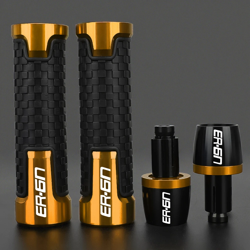 

Motorcycle FOR Kawasaki ER6N ER-6N ER 6N 2009-2017 2016 2015 2014 2013 2012 Handle Bar Ends Hand Grip Handlebar End Caps Grips