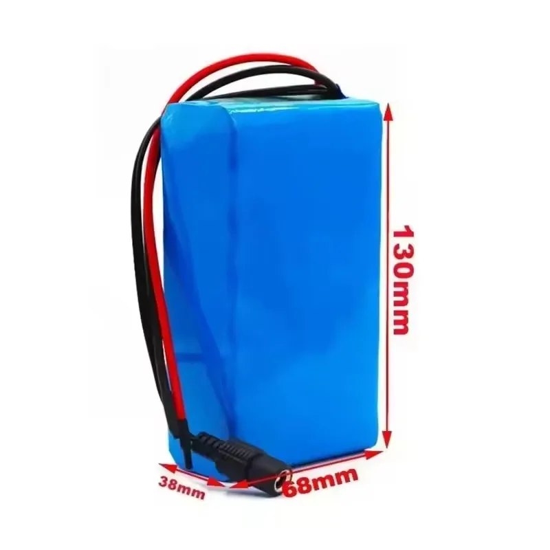24V 10Ah 7S2P 18650 Li-ion rechargeable battery, 29.4V 10000mAh, suitable for electric motorcycles and scooters with BMS