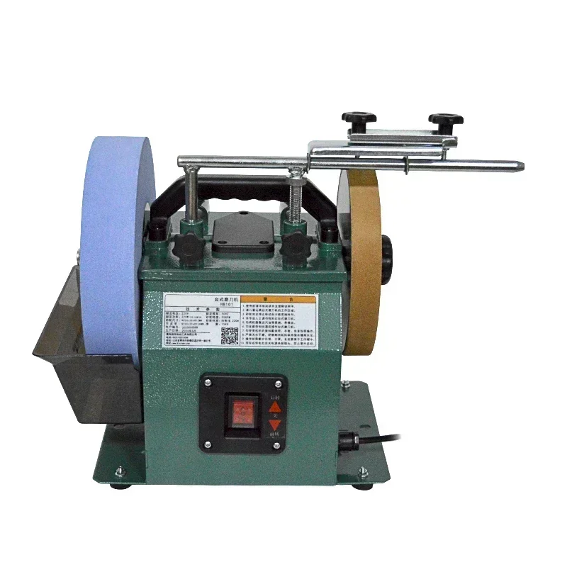 

10 Inch Professional Electric Knife Sharpener Low Speed Grinder Polishing Machine Positive And Reverse White Corundum Sharpener