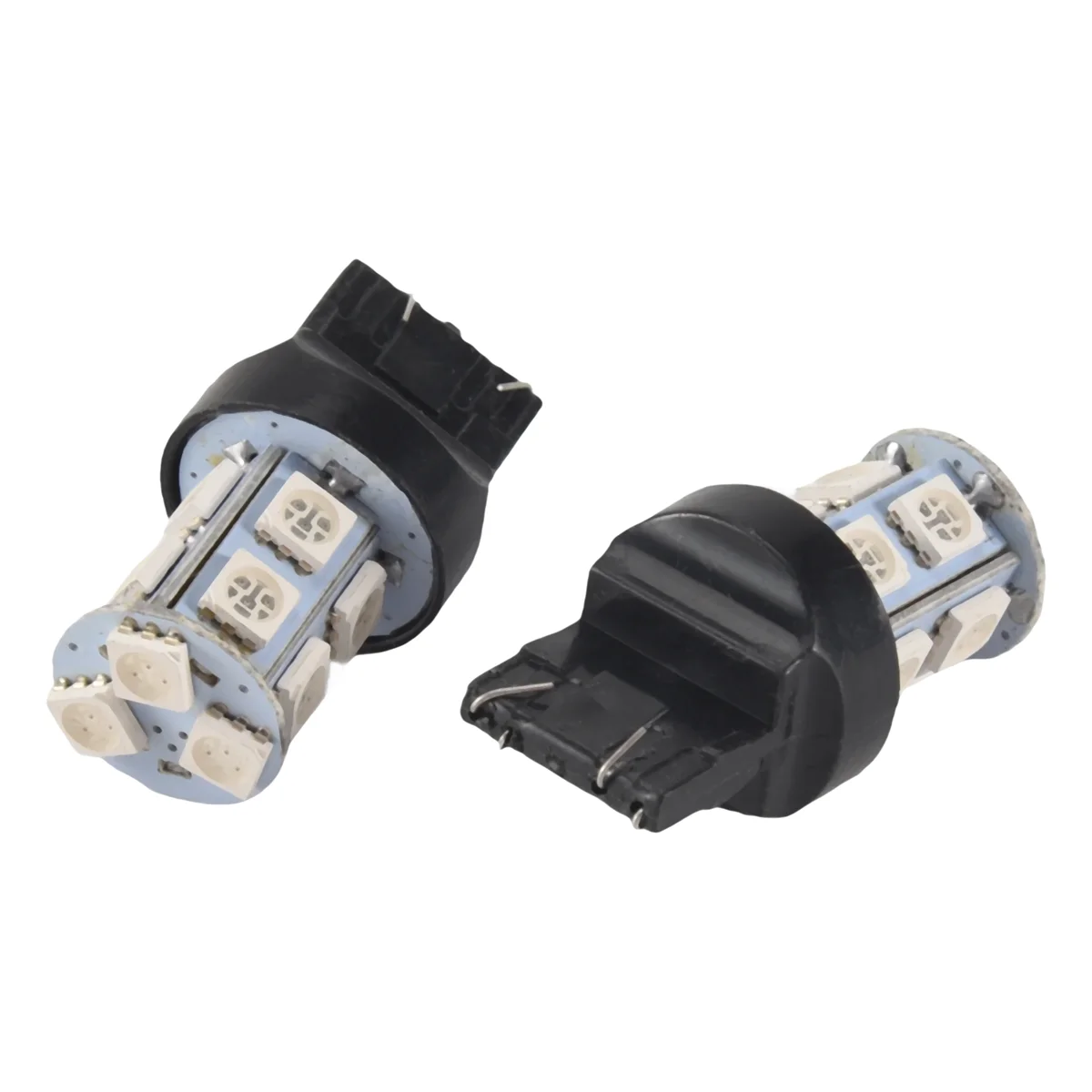 2x أحمر T20 7443 380 W21/5W سيارة 13 SMD 5050 LED توقف الذيل الفرامل بدوره أضواء لمبات G