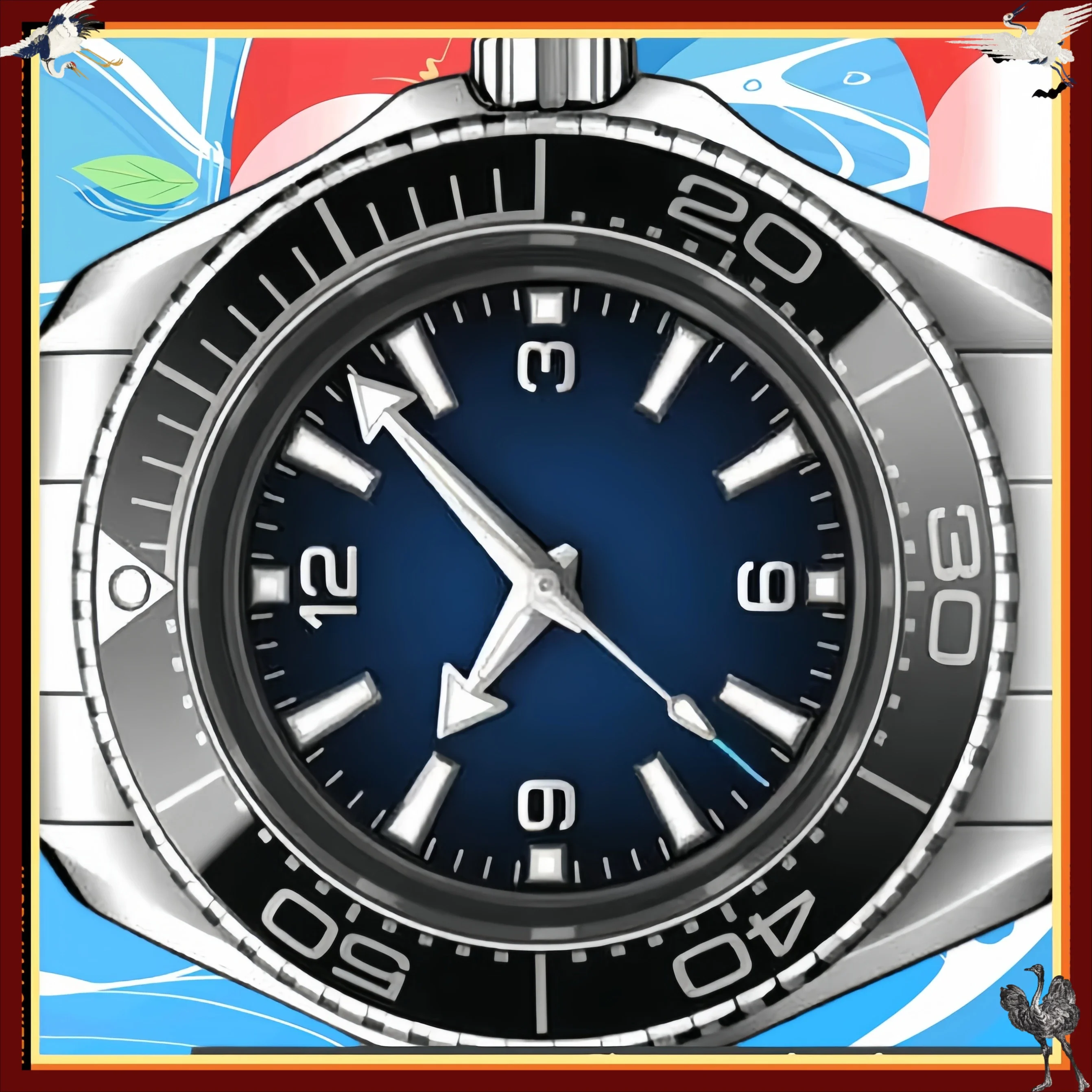 

A81 Store Customized Watches 43mm Men Automatic Movement 904l Stainless Steel Watch