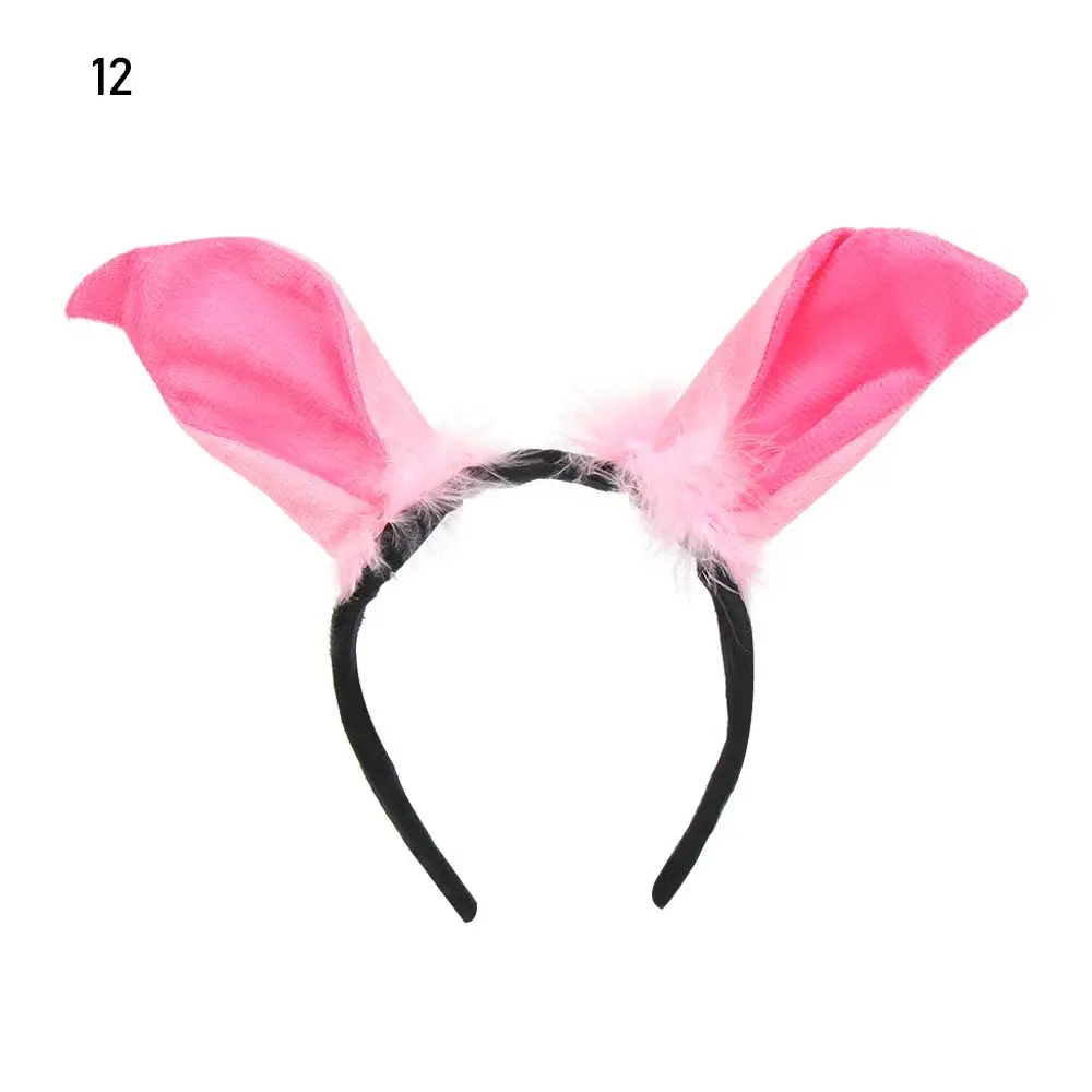 Halloween Christmas  Dog Zebra Cosplay Party Supply Hair Accessories Hair Band Animals Ears Headband