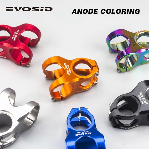 Imagen 2 del producto EVOSID-vástago de bicicleta de montaña ultraligero, vástago de potencia de 100g, 31,8mm, vástago de manillar de bicicleta de carretera de alta resistencia, aleación de aluminio DH AM