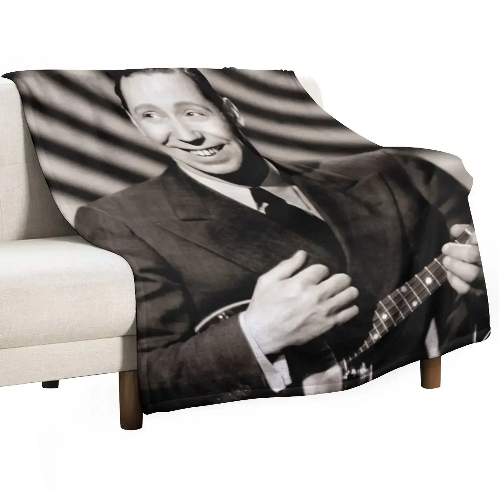 

New George Formby Throw Blanket Soft Personalized Gift Blankets