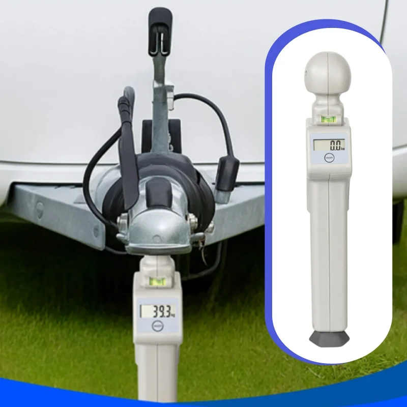 

Digital RV Tongue Weight Scale Noseweight Indicator Support Load Scale Max Load 150kg For Travel Trailer