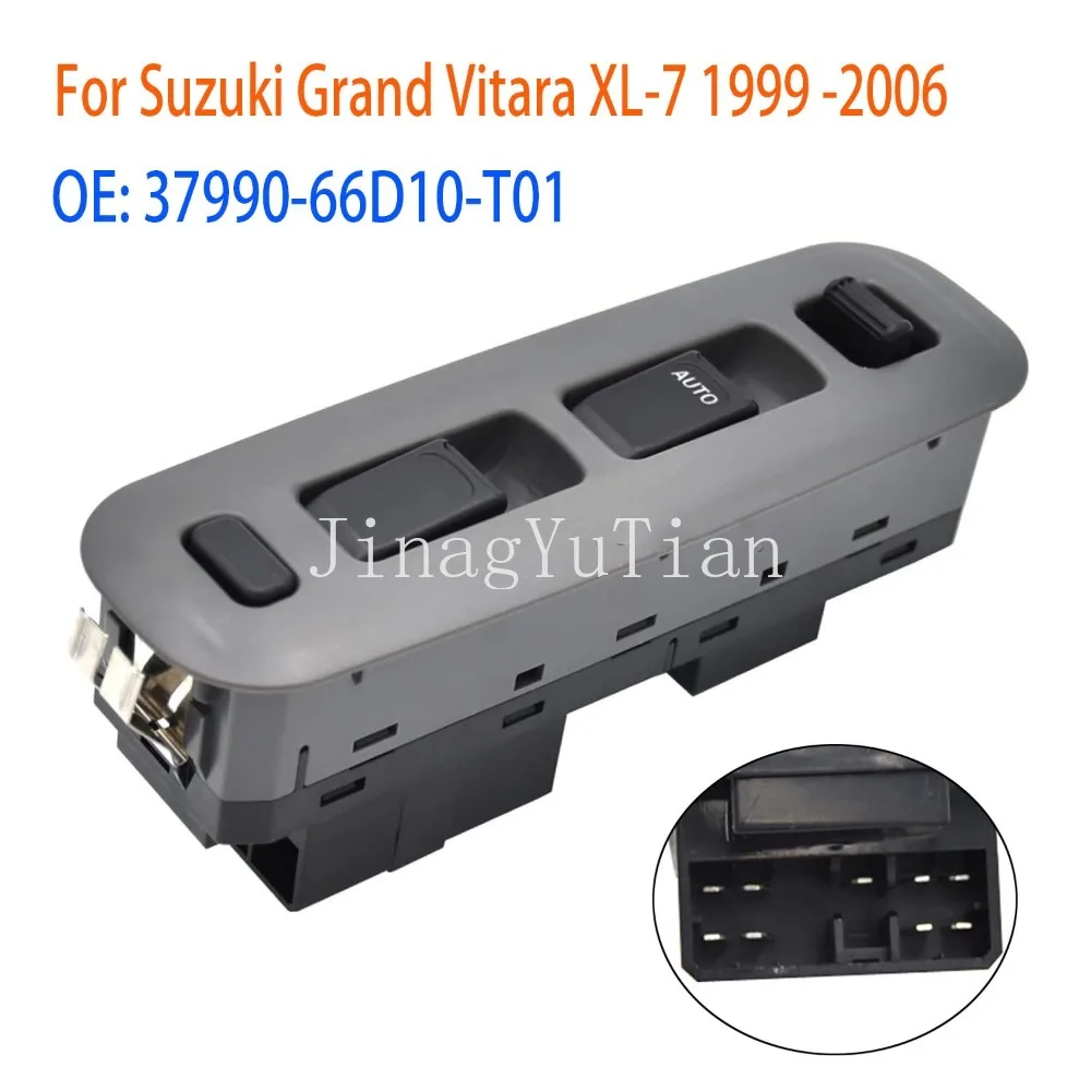 

Power Master Window Control Switch 2 Doors Lifter Button 37990-66D10-T01 for Suzuki Grand Vitara XL-7 1999-2006 Car Accessories