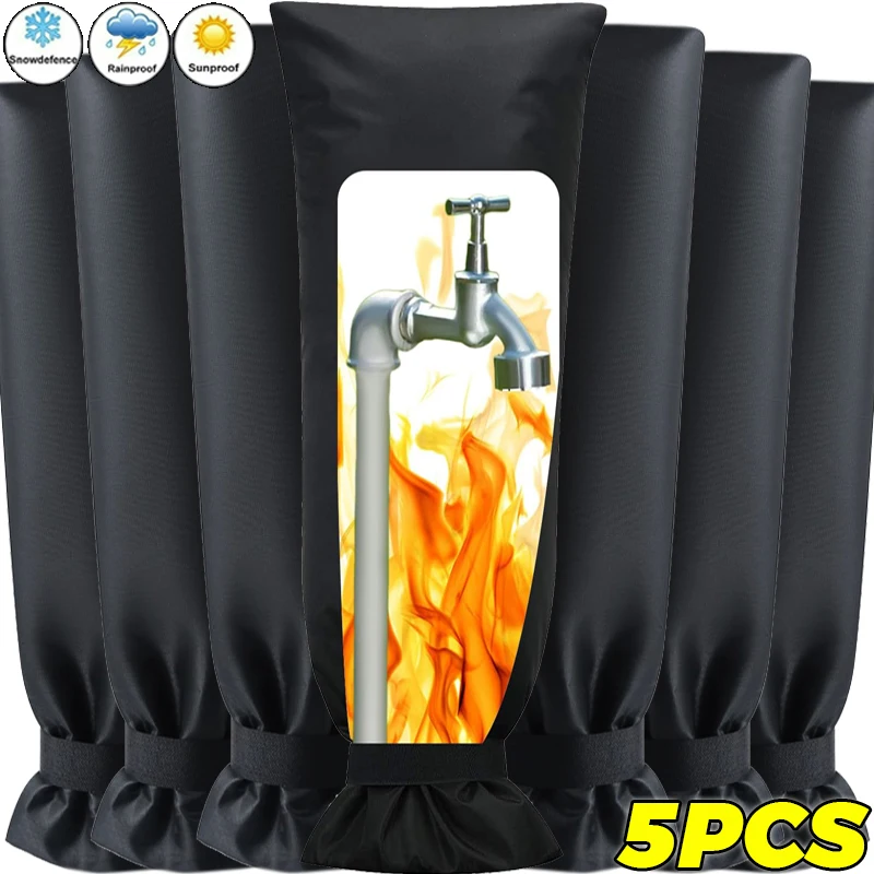 يغطي الصنبور في الهواء الطلق الشتاء تجميد حماية معزول الحنفية كم مقاوم للماء مكافحة الكراك حنفية حقيبة لحديقة ساحة السباكة
