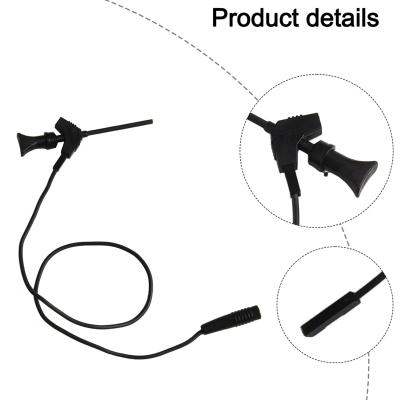 Multimeter Test Hook Clip Mini IC Hook Test Clip with Leads to 2mm Hole Socket High Quality Test Cable Parts-A49I - view 3