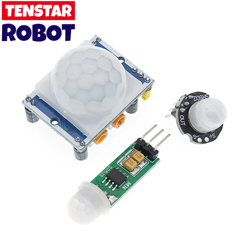 PIR Sensor HC-SR501 HC-SR602 HC-Sr505 Adjust IR Pyroelectric Infrared Motion Detector Module For Raspberry Pi Sensing Human Bod