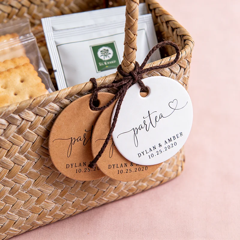 Y2-200pcs 35mm diameter round Custom wedding labels, Personalised thank you tags Custom monogram wedding envelope initial seals