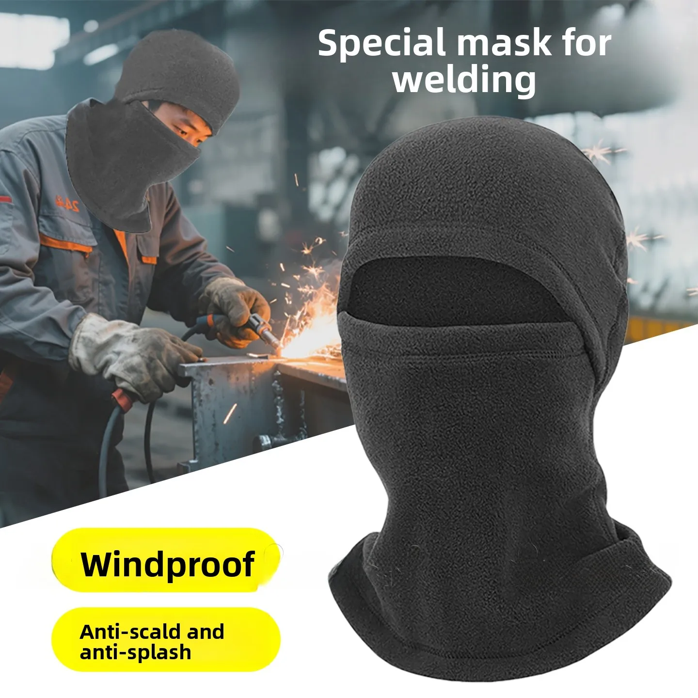 

Мужской зимний сварочный шарф, теплая маска для всего лица, пылезащитный шарф для дуговой сварки, маска для лица, тепло от тепла