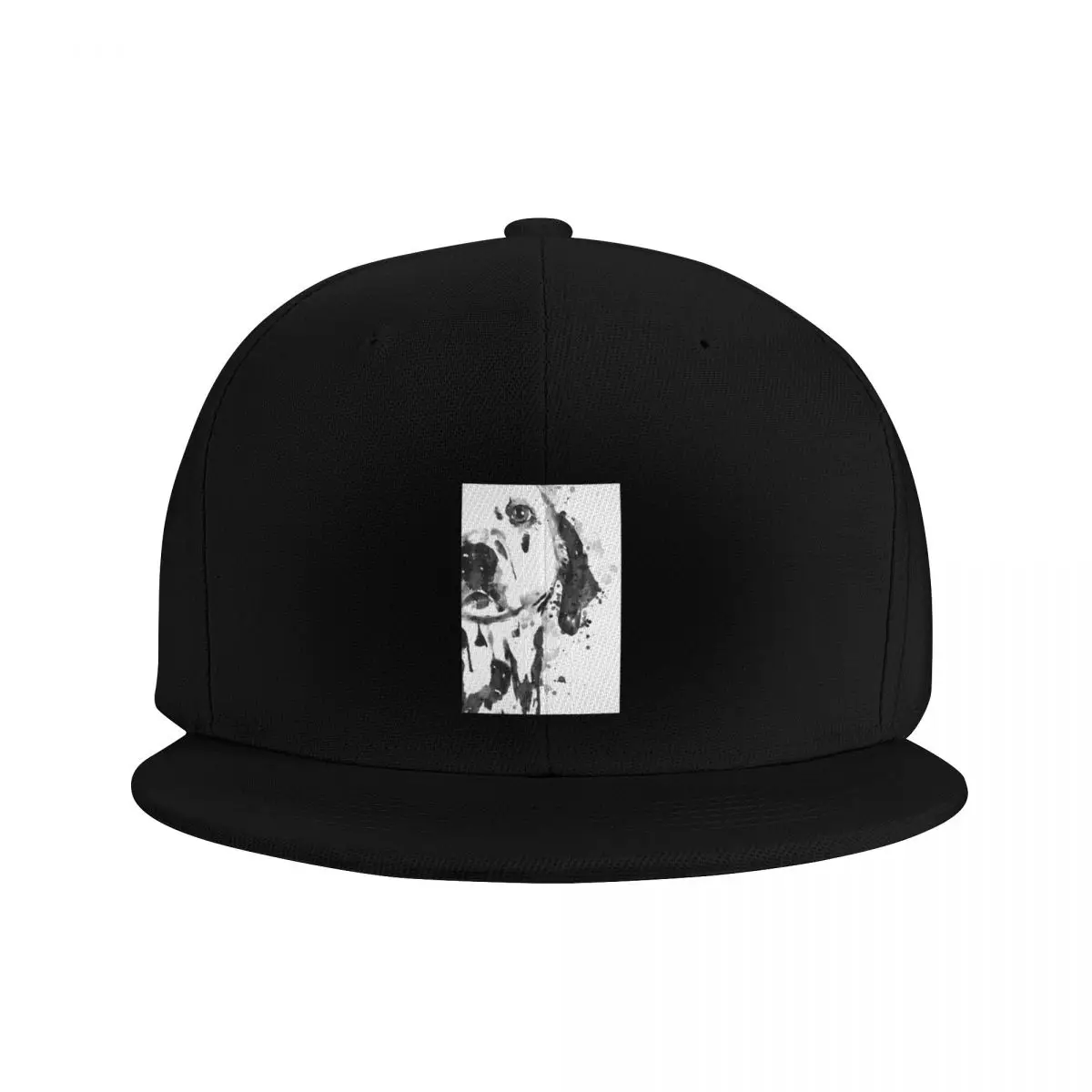 Black And White Half Faced Dalmatian Dog Baseball Cap Big Size Hat |-F-| Dropshipping Christmas Hat Women's Beach Outlet Men's