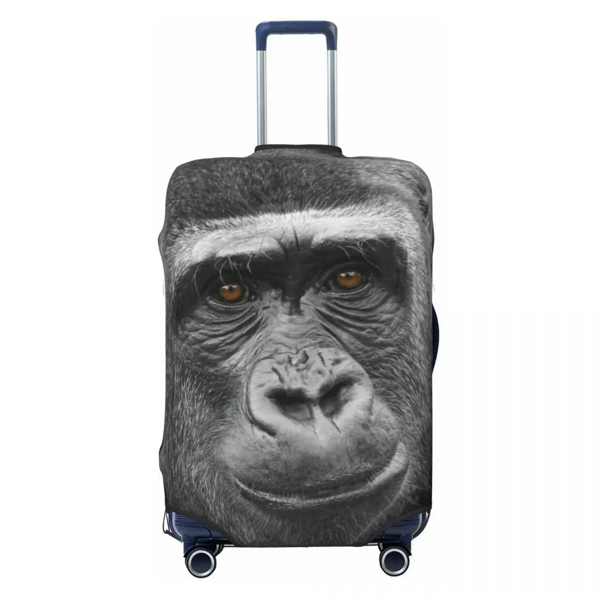 

Gorilla's Face Print Luggage Protective Dust Covers Elastic Waterproof 18-32inch Suitcase Cover Travel Accessories