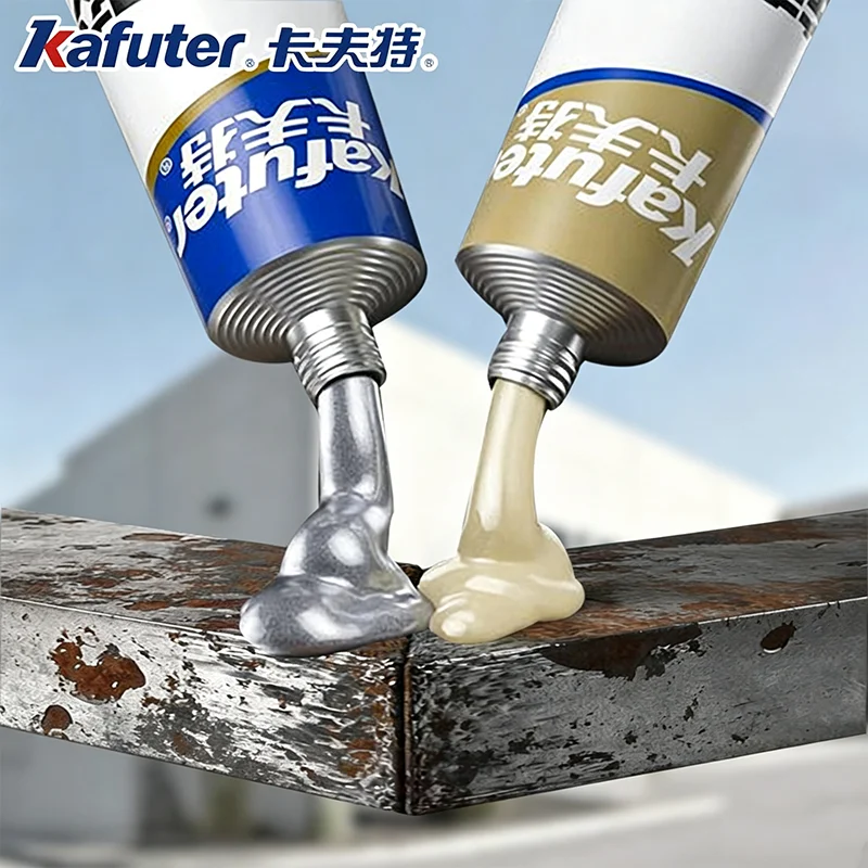 Kafuter A+B Metal Super Glue for Iron Steel Auto Radiator Water Tank - Special Leak Plugging Welding Adhesive Repairing Solution