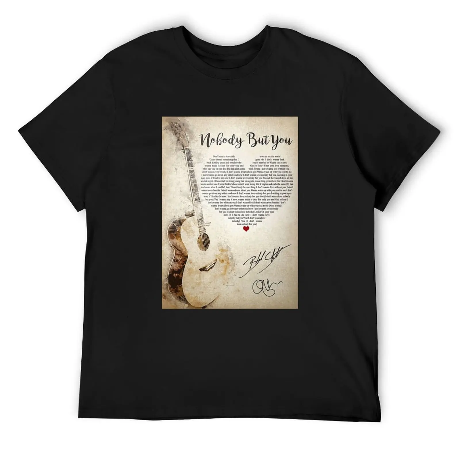 Благородство, но ты тексты песен Блейк Шелтон подпись плакат футболка новое издание белые футболки для мальчиков большие размеры мужская одежда