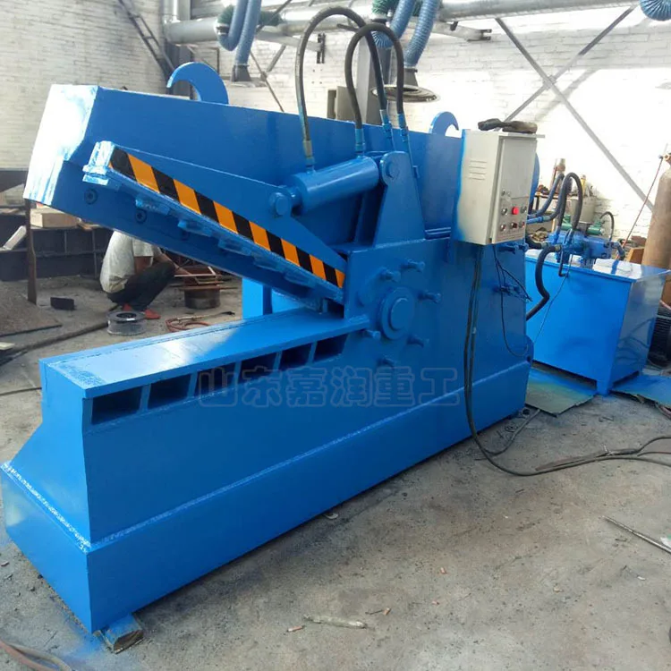 HCY Manufacturer produces multi-purpose crocodile shearing machine hydraulic crocodile shearing scrap iron steel bar shearing ma