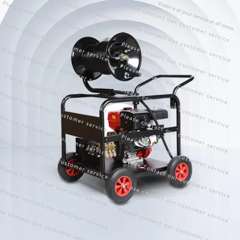 Engine Large Flow 30L/Min Pipeline Dredging Machine High Pressure Drain Sewer Cleaning Machine for Community