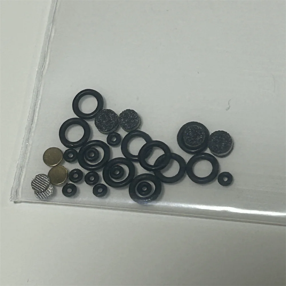 28pcs/set Repair Kit Rubber O-Ring/Filter Cotton Pad/Metal Gasket/Filter Mesh For Maruman Japan Lighter Maintenance Accessories
