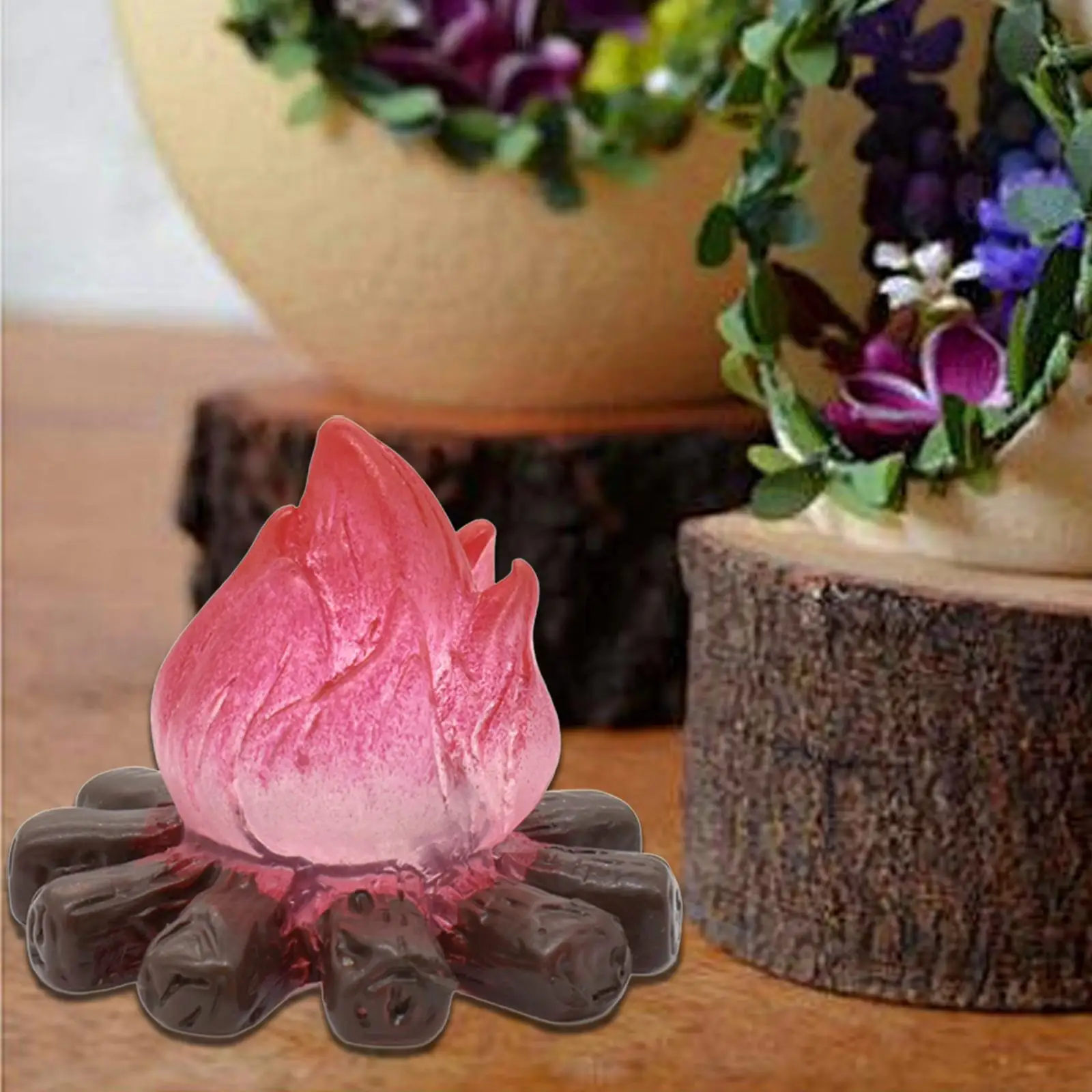 1/12 Dollhouse Campfire Doll Accessories Decoration for Home Party Bedroom