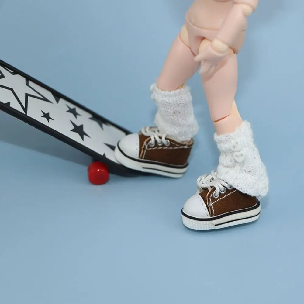 1/12 BJD Doll Clothes Socks OB11 Doll Gartero Socks 1/11 Doll  Doll Cotton Medium Length Stockings DIY Doll Clothes Accessories