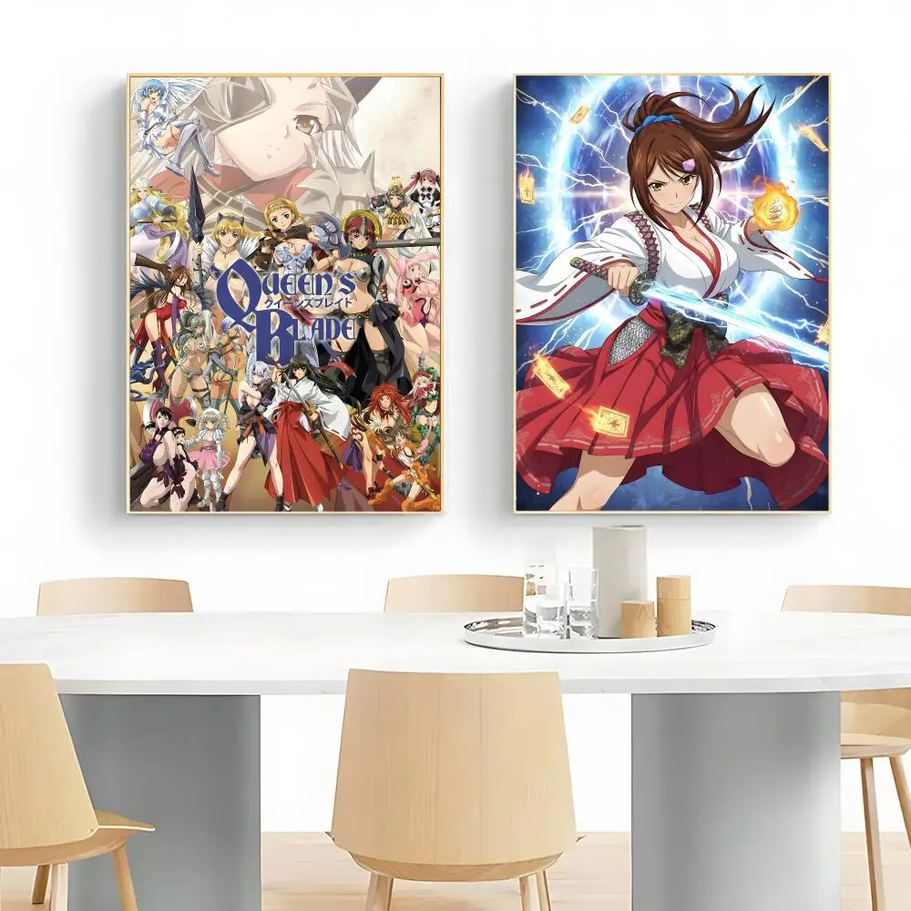 action anime Q-Queens Blade Poster Wall Art Print Decorative Mural Home Decor Gift Unframed