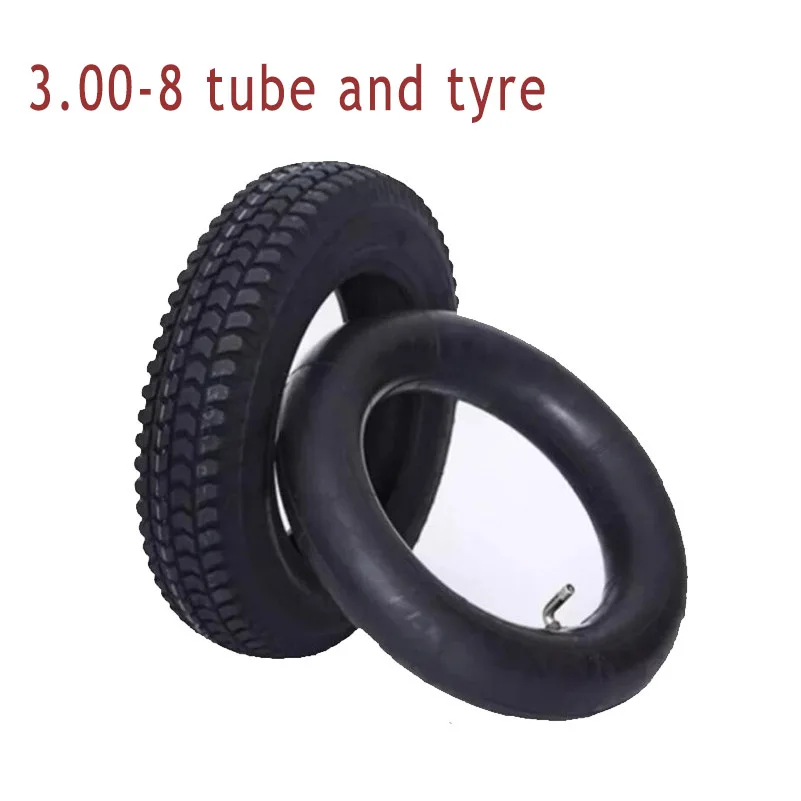 

Mobility ScootertrolleyTire 3.00-8 Внутренние внешние шины Внутренняя трубка мотоцикла.