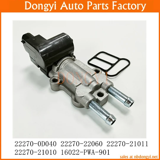 

Auto IAC Idle Air Control Valve OE NO. 22270-0D040 22270-22060 22270-21011 22270-21010 16022-PWA-901 222700D040 2227022060