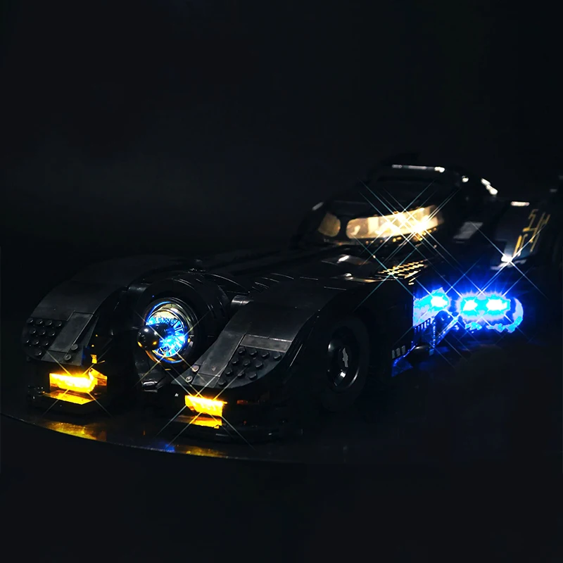 DIY LED Light Kit For LEGO 76139 1989 Batmobile Car Building Block Set（Only LED Light,Without Blocks Model）