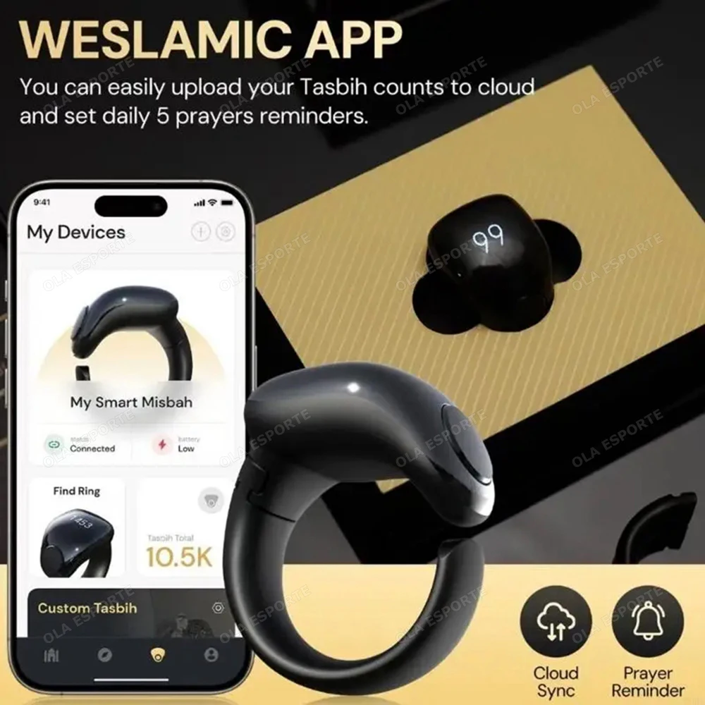 Digital Counting Accessory Tasbih Zikr Ring