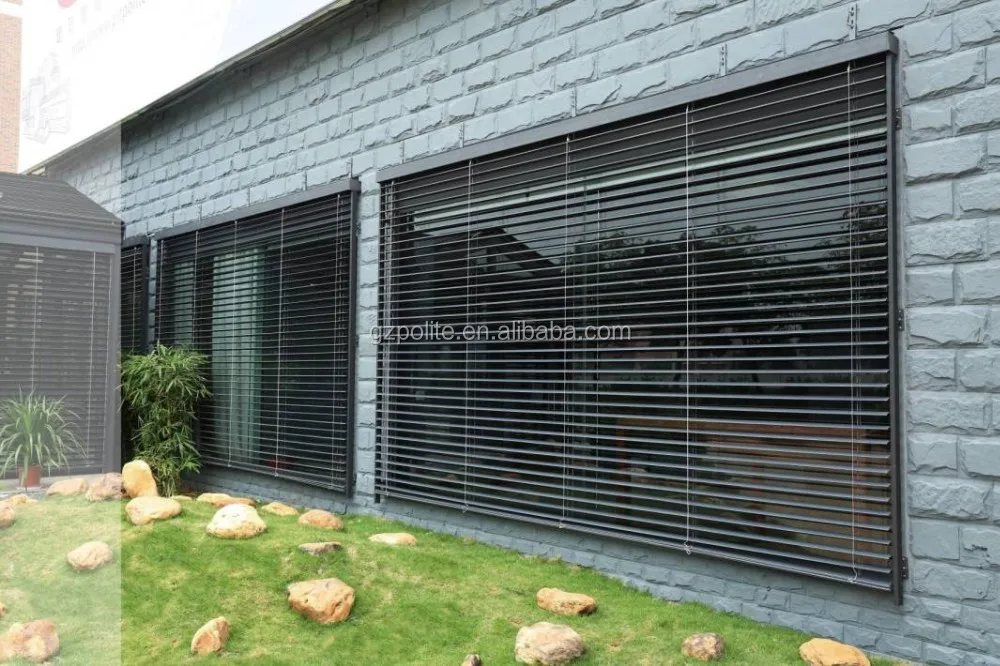 Modern Aluminium Alloy Electric Blinds Shades Shutter Window Shutters Venetian Blinds for Hotel Apartment