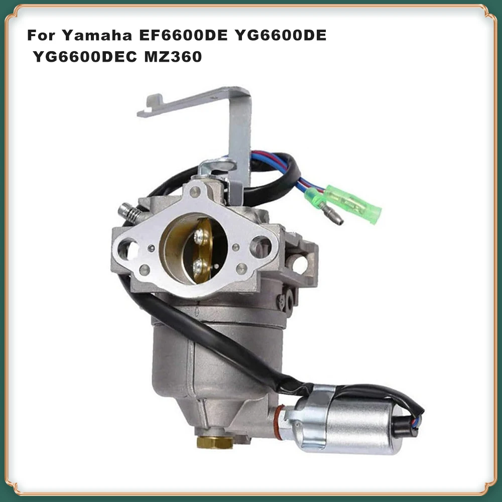 Carburetor for Yamaha EF6600DE, YG6600DE, YG6600DEC & MZ360 Generators - Compatible Replacement