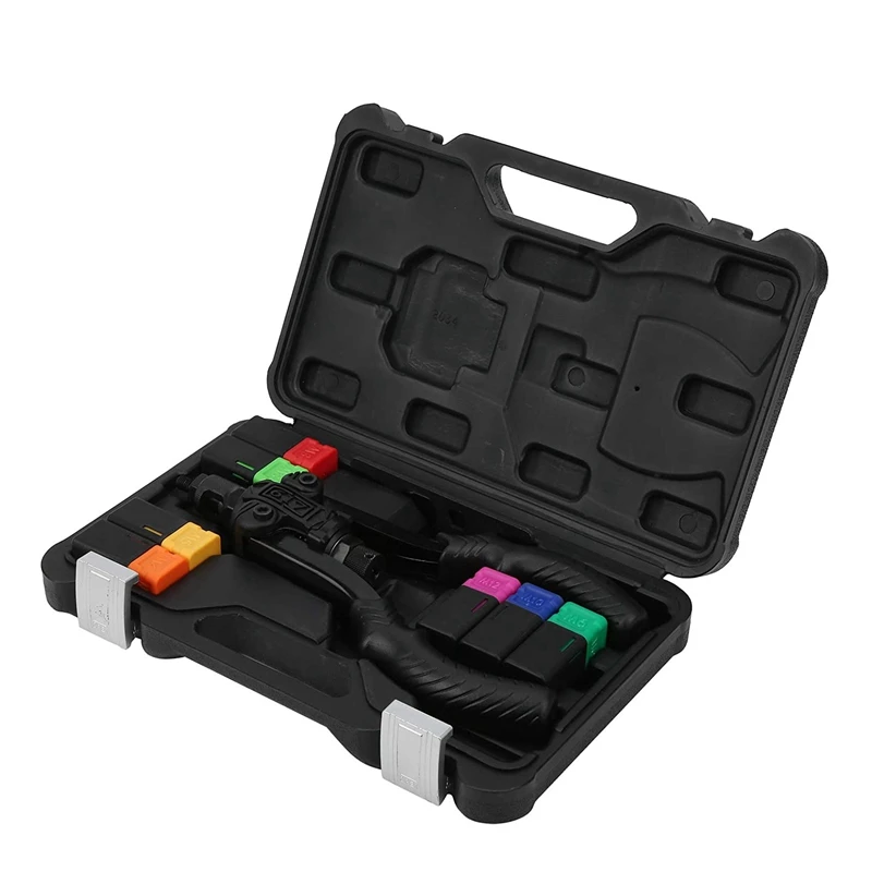 Black Double Handle Nut Kit Rivet Rivet Grab Aluminum Alloy Household Manual Nailing Tool
