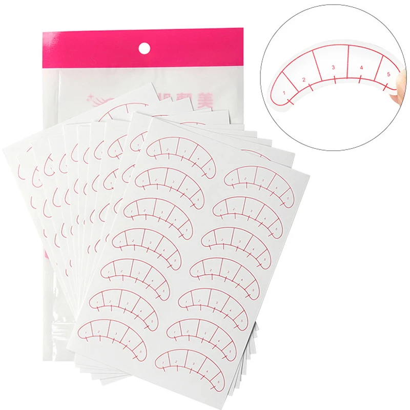 70/140 pares de adesivos para mapeamento de cílios sob o posicionamento dos olhos, ferramentas de maquiagem para extensão de cílios, almofadas para prática de papel