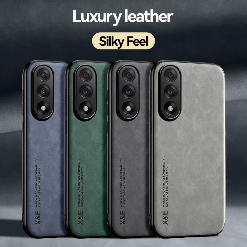 Luxury Magnetic Sheepskin Leather Case For OnePlus Nord 5 NordCE5 ACE6 ACE6T 15 15R 5G Shockproof Soft Bumper Cover