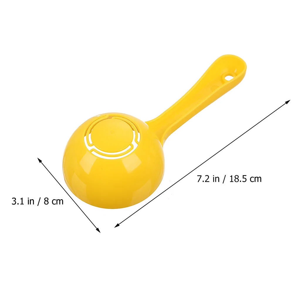 Sushi Making Ladle Semi-circular Rice Ball Mold Commercial Bowl Spoon Baking Tool (yellow) Household Molds Food Grade Pp