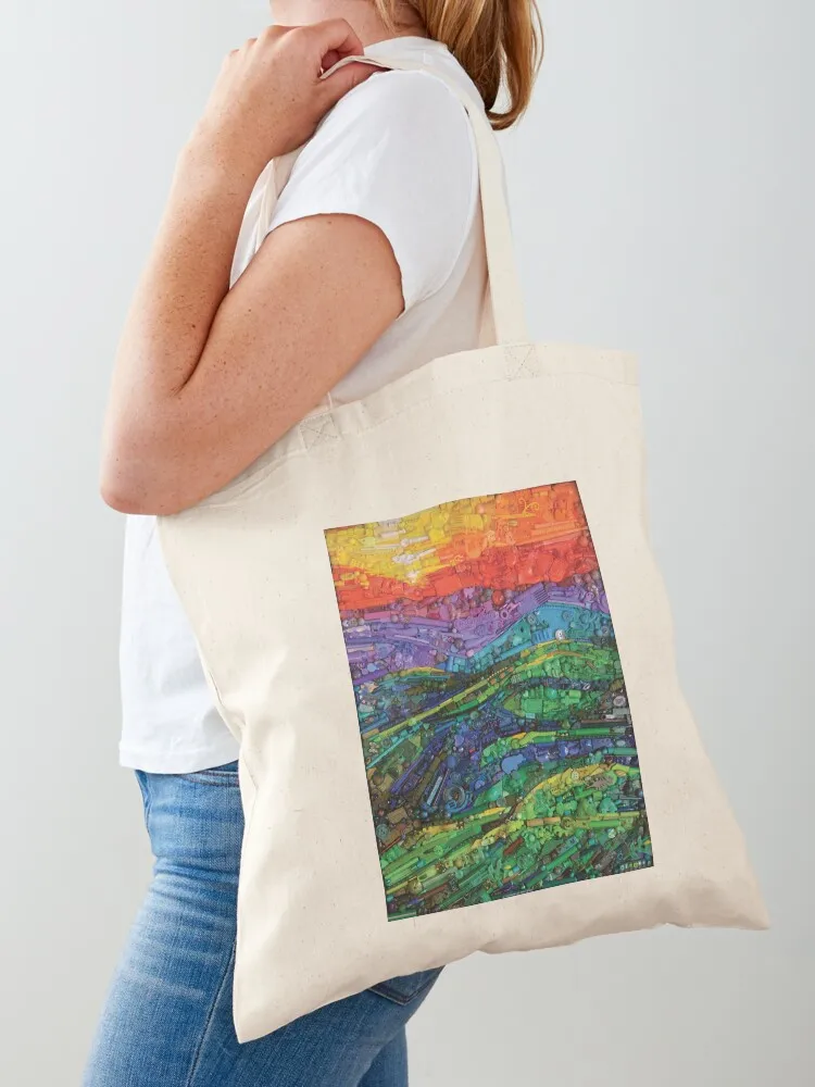 

Abstract Hills Tote Bag Cloth bag tote bag canvas tote woman Women's shopper