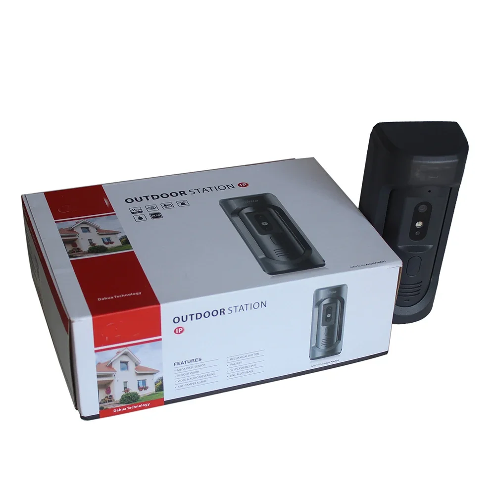 Imagem -02 - Poe ip Video Intercom Visão Noturna Telefone Video Door Estação Exterior ip Villa Exterior Vto2101e-p-s2 Ip65 Ik10 Mutil Língua