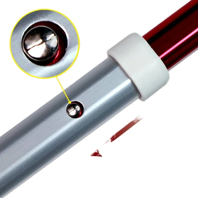 Titanium Alloy 78-Section Telescopic Cane,Portable Blind Guide Stick,Multifunctional Walking Stick For Daily Use